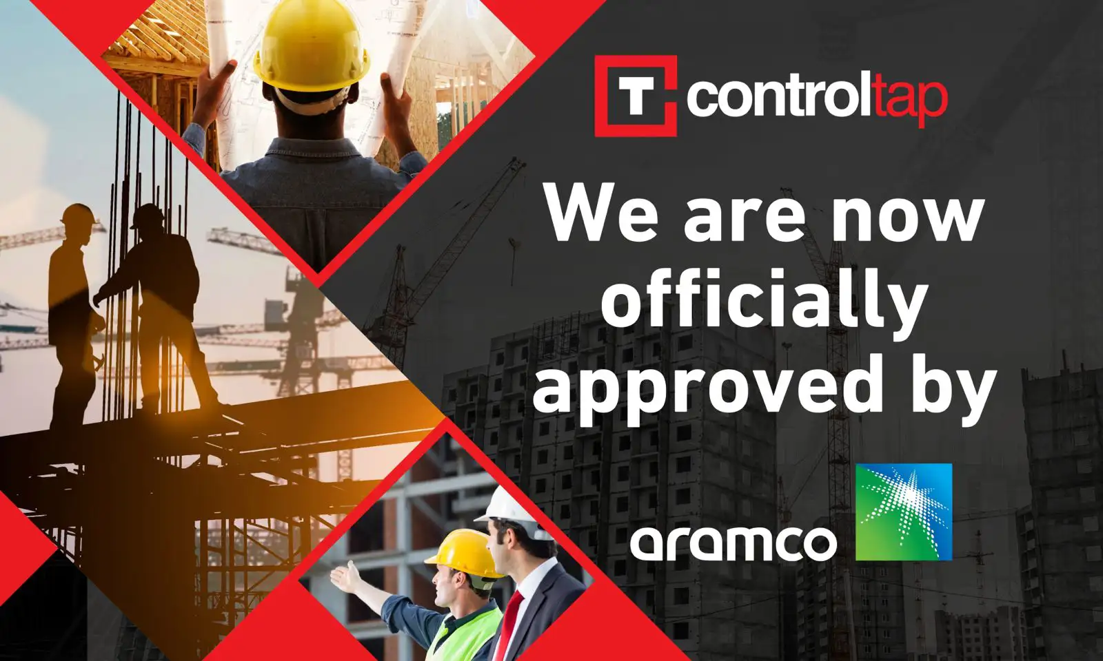 Controltap We are now officially approved by Aramco