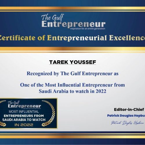 Tarek Youssef - CEO of ControlTap ,The Gulf Entrepreneur Magazine
